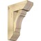 Ekena Millwork Olympic Slat Rough Sawn Bracket w/ Offset Brace, Douglas Fir, 8"W x 20"D x 28"H BKT0806X20X28OLY06RDF - alternate 1